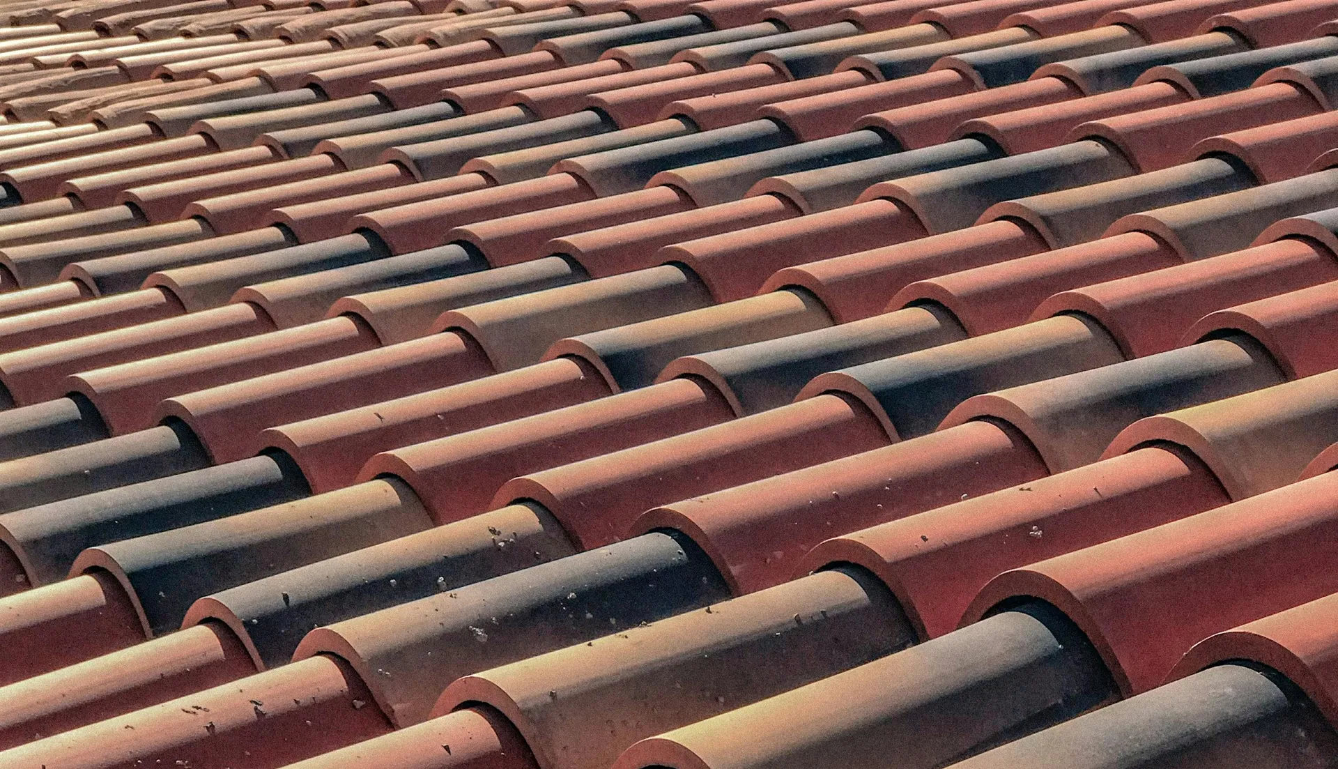 Built-up commercial roofing system layers